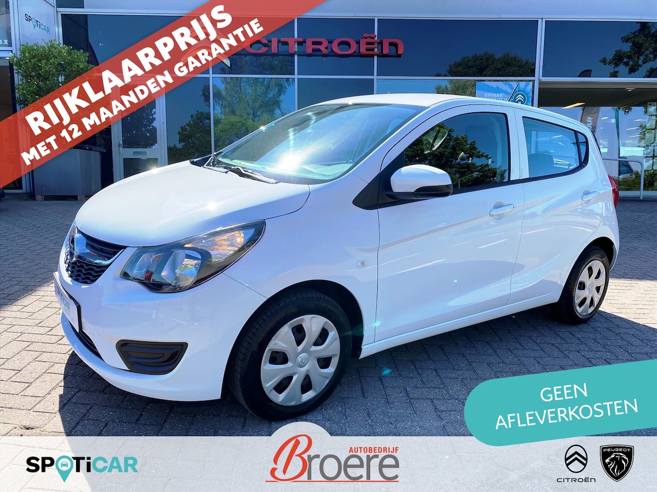 Opel Karl - 1.0 Easytronic Automaat 75pk Edition | airconditioning, cruise control, radio, elek.ramen - AutoWereld.nl
