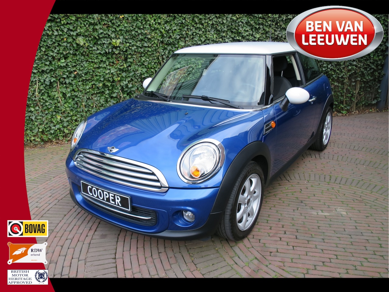 MINI Cooper - 1.6 Pepper R56 LCI met Clima, Leder stuur en 16" - AutoWereld.nl