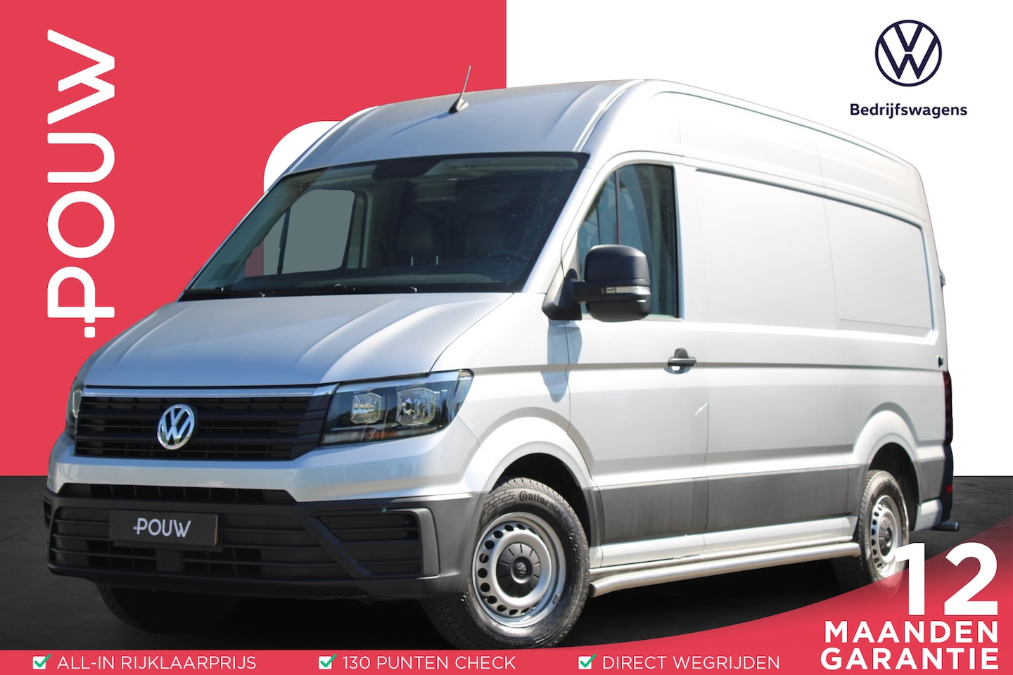 Volkswagen Crafter - 30 2.0 TDI 102pk L3H3 Trendline | Cruise Control | Apple Carplay | Airco | 270 Graden Acht - AutoWereld.nl
