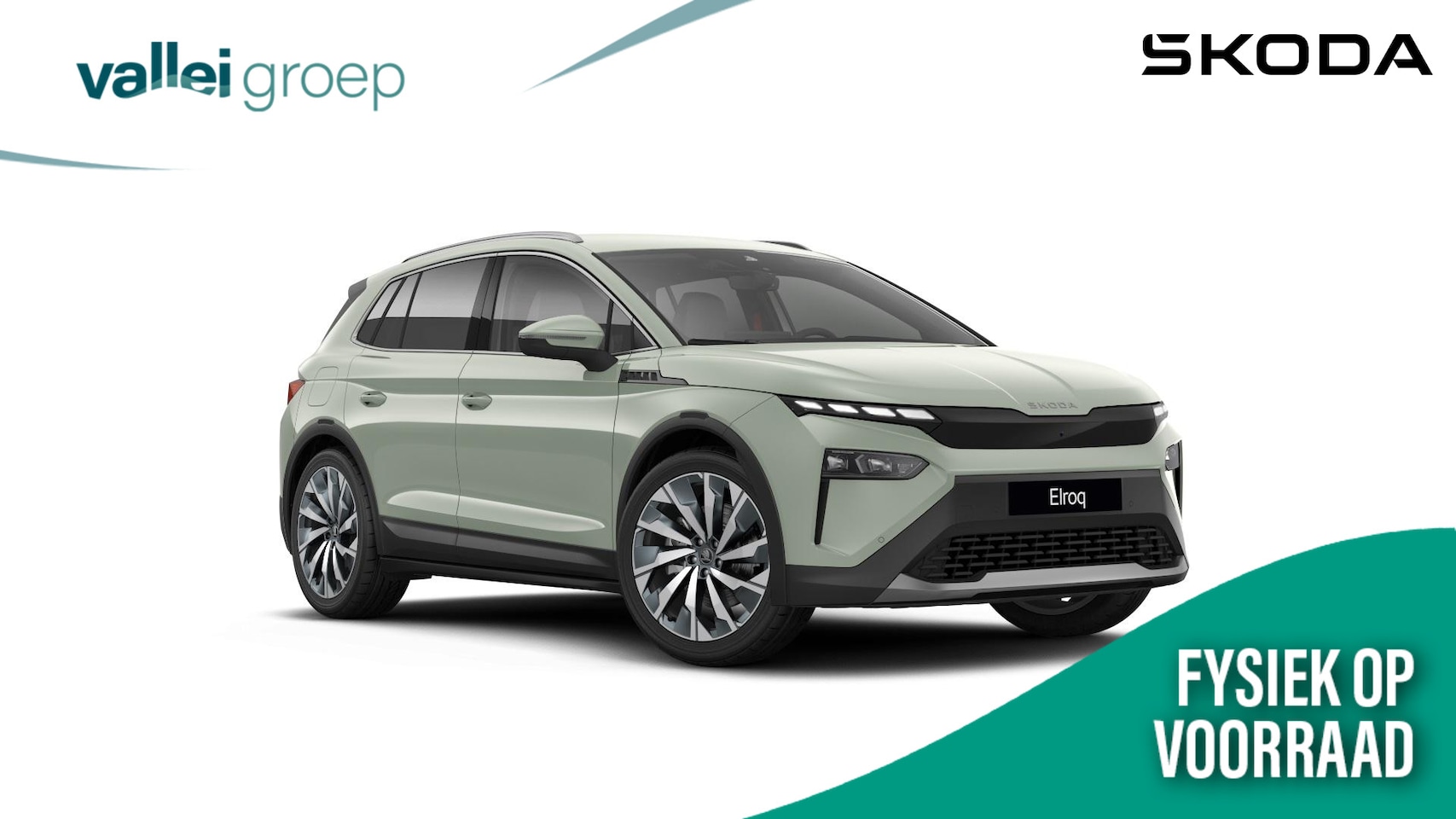 Skoda Elroq - Intro Alpha Elektromotor 210 kW / 286 PK SUV - AutoWereld.nl