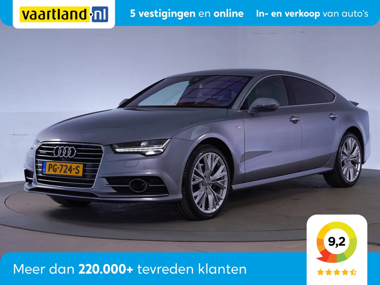 Audi A7 - 3.0 TDI Quattro Pro Line Plus [ S-Line Luchtvering Matrix-LED Leder Navi ] - AutoWereld.nl