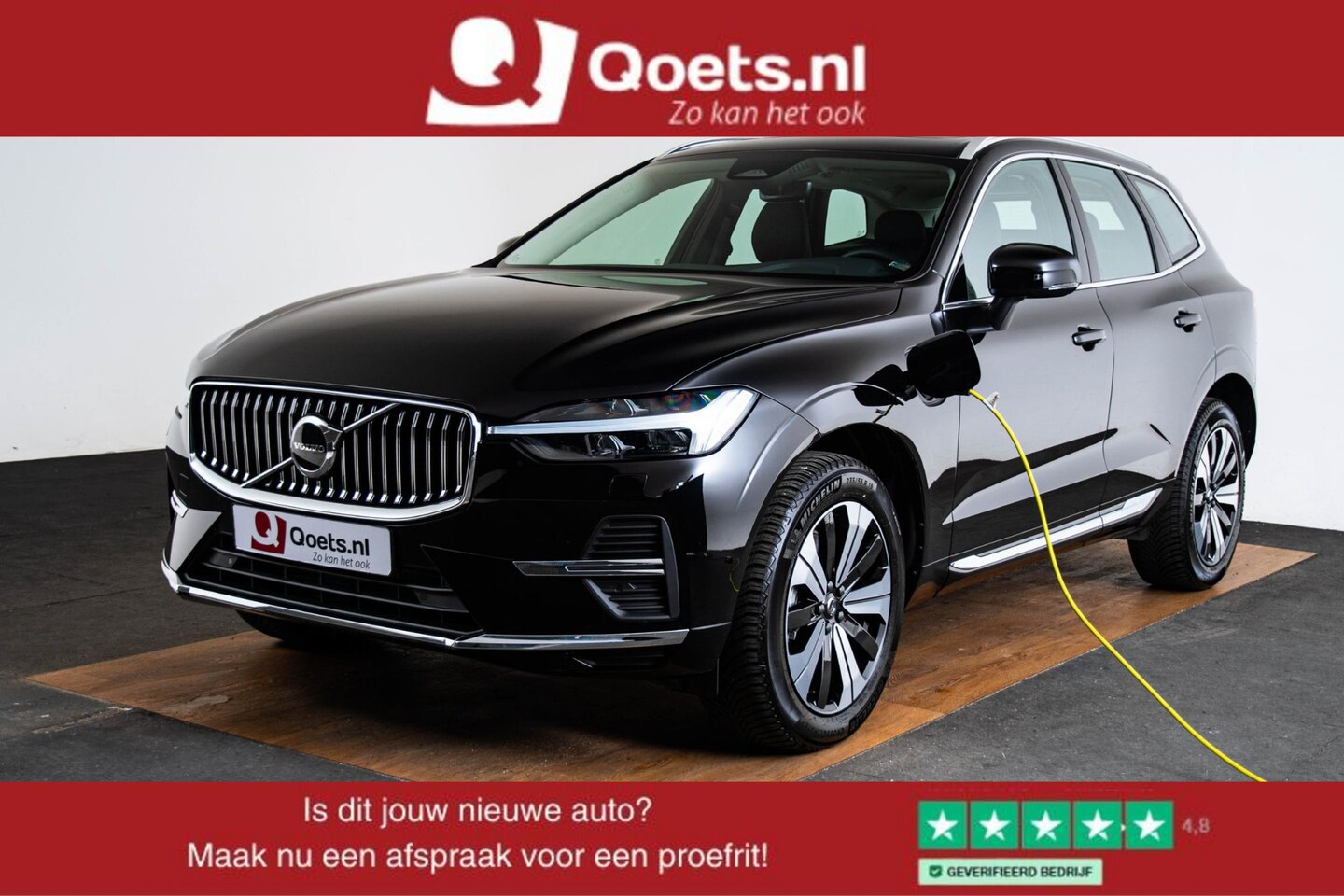 Volvo XC60 - 2.0 T6 Plug-in hybrid AWD Plus Bright Stoelverwarming voor/achter - Stuurwielverwarming - - AutoWereld.nl