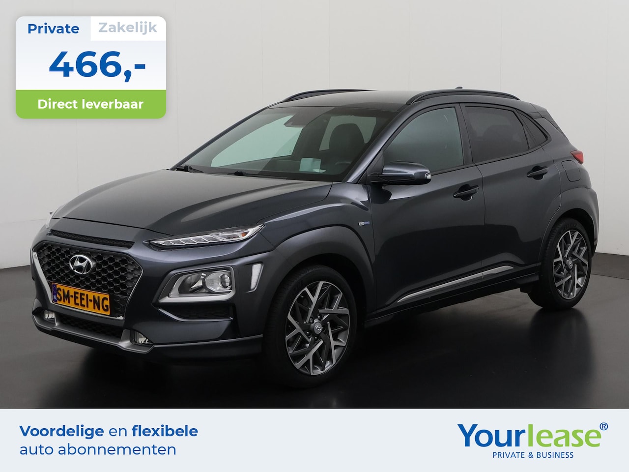 Hyundai Kona - 1.6 GDI HEV Fashion | All-in 466,- Private Lease | Zondag Open! - AutoWereld.nl