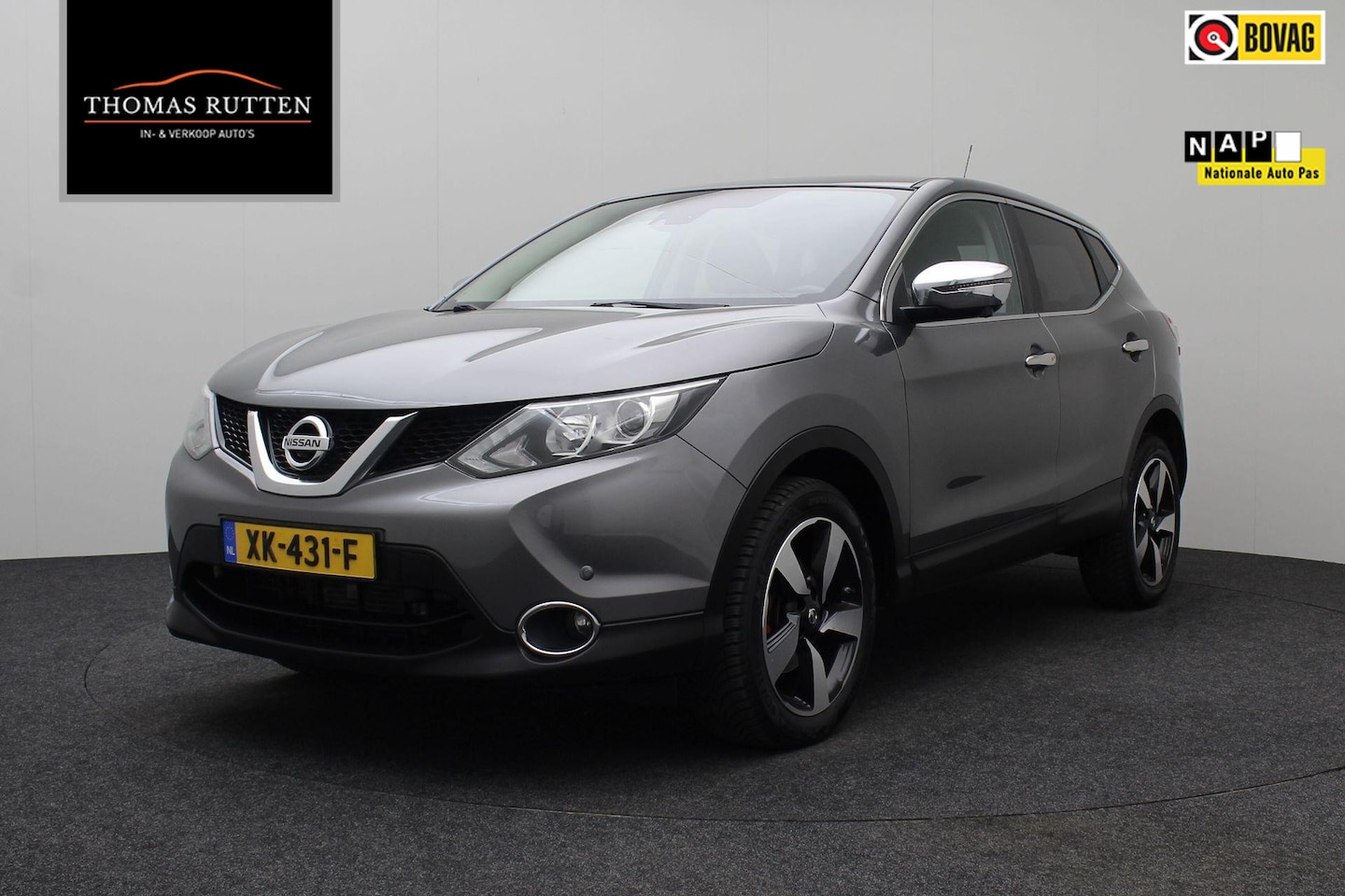 Nissan Qashqai - 1.2 Connect Edition 2015 Automaat | 360 Camera | Navigatie | Bluetooth | Trekhaak | Cruise - AutoWereld.nl