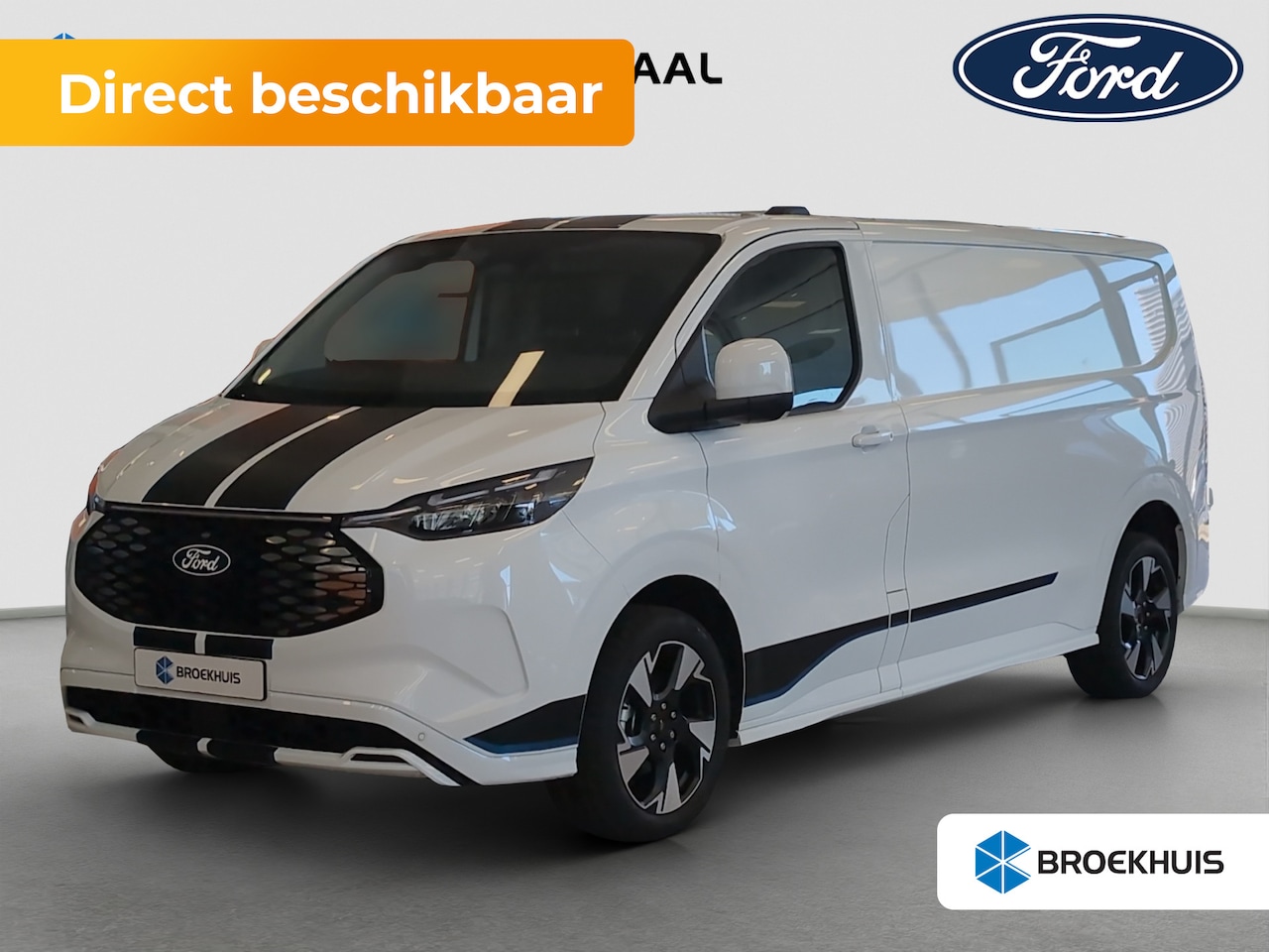 Ford Transit Custom - E-Transit 340 L2H1 Sport 65 kWh - AutoWereld.nl