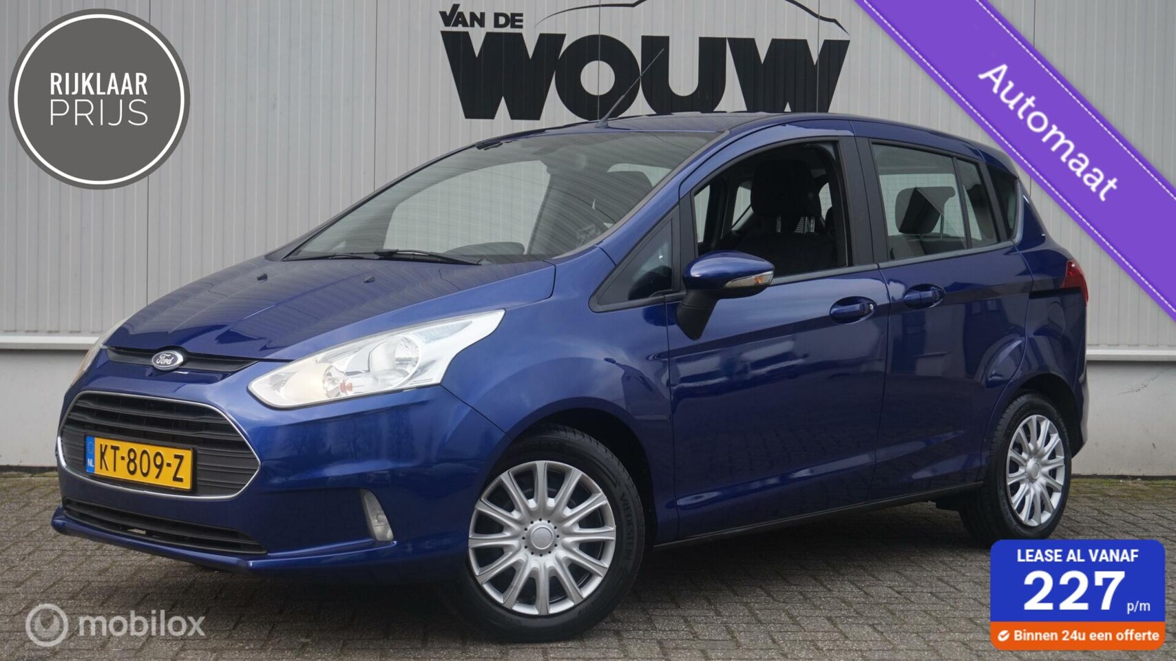 Ford B-Max - 1.6 TI-VCT Automaat | Navigatie | Lage KM Stand | Hoge instap - AutoWereld.nl