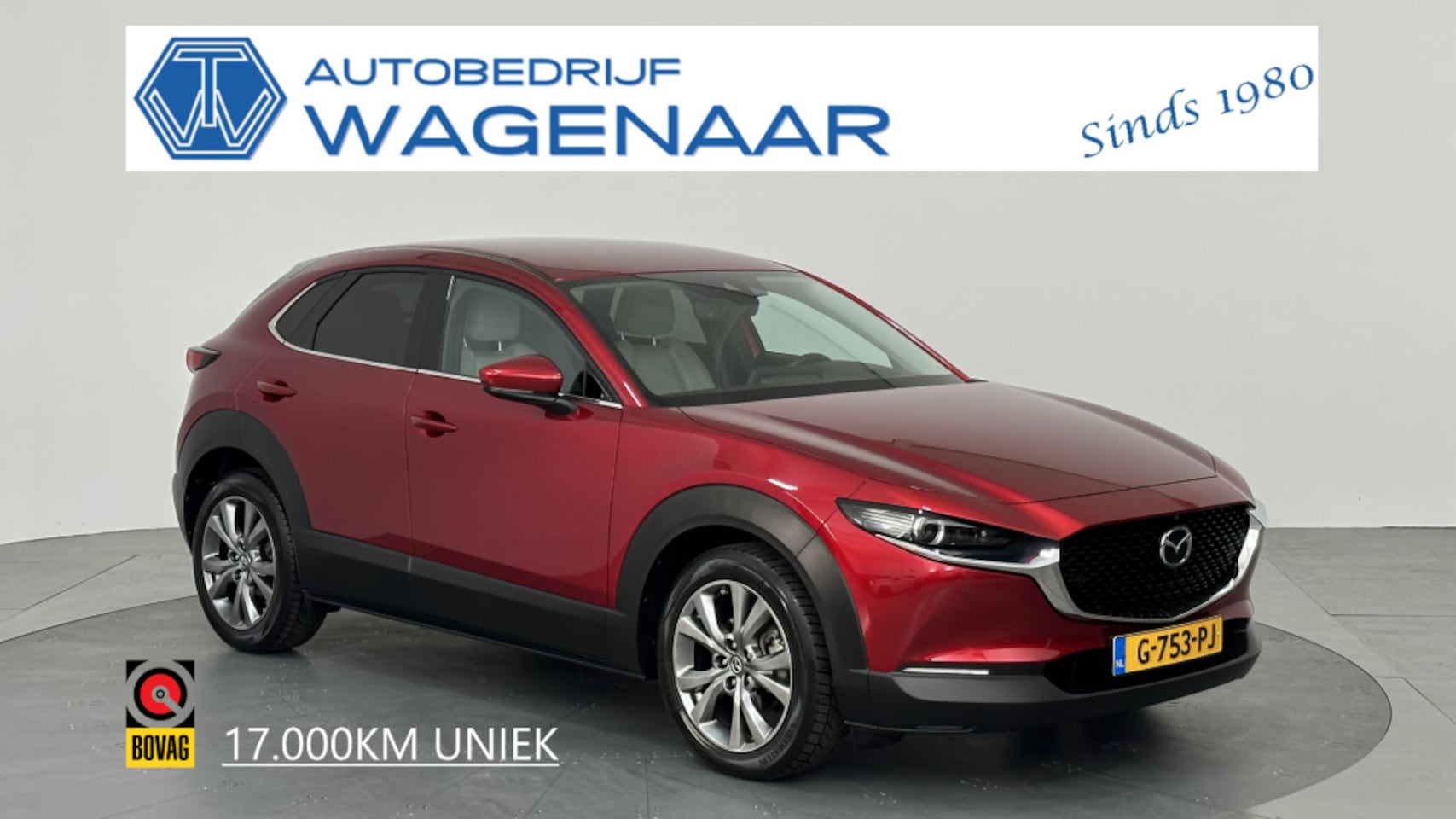 Mazda CX-30 - 2.0 SA-X 132KW LUXURY LEDER 360 CAMERA - AutoWereld.nl