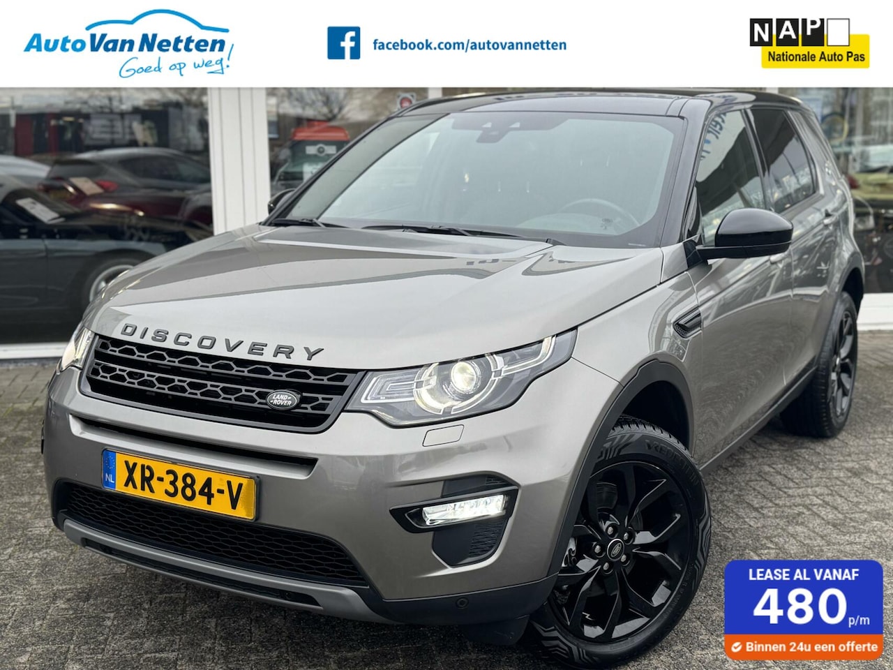 Land Rover Discovery Sport - 2.0 TD4 150pk 4X4 Automaat,Leder,Panodak,Gr.Navi,Xenon,Led, SE - AutoWereld.nl