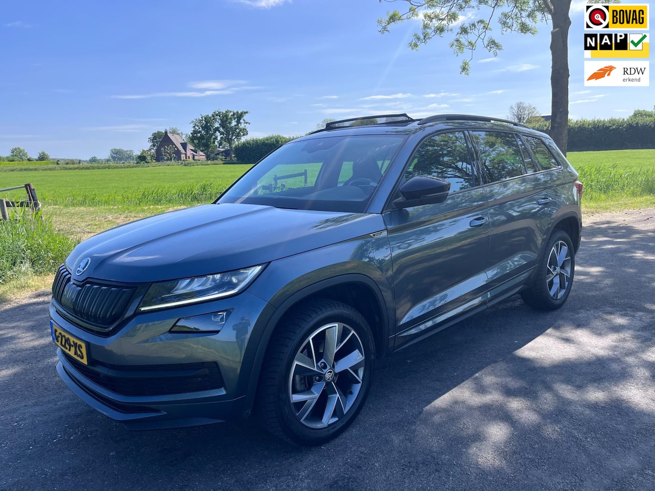 Skoda Kodiaq - 1.5 TSI Sportline Business 1.5 TSI Sportline Business, pano, camera, 1e eig. - AutoWereld.nl
