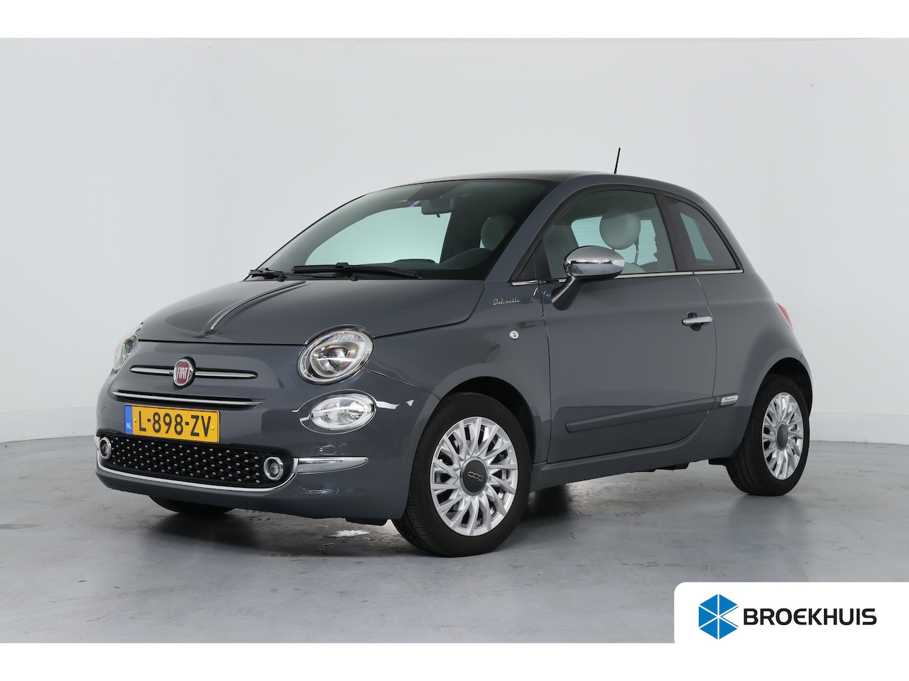 Fiat 500 - 1.0 Hybrid Dolcevita | Panoramadak | Parkeersensoren | Cruise | DAB | Half Leder | Clima | - AutoWereld.nl