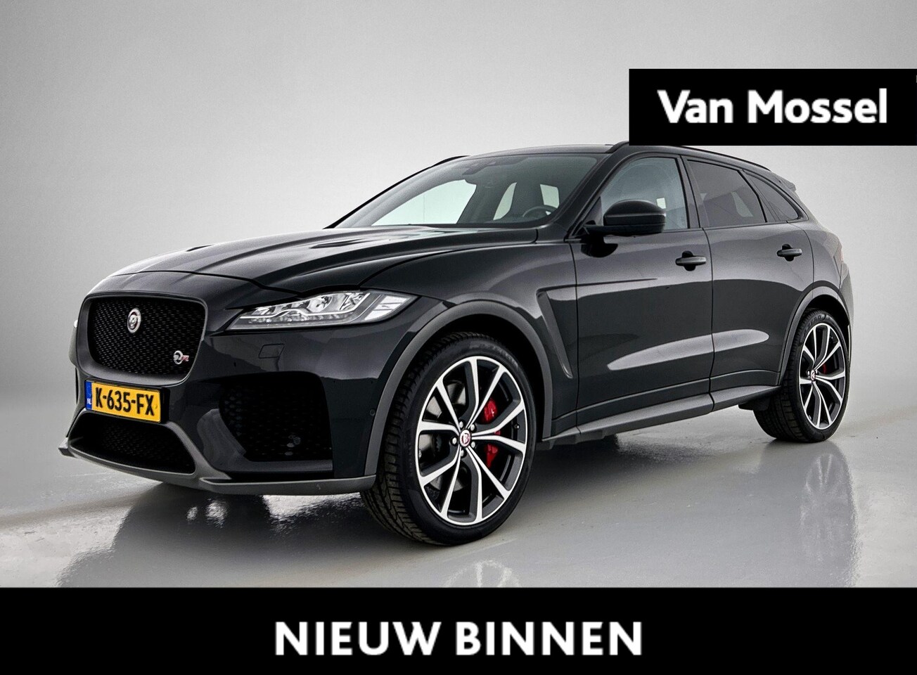 Jaguar F-Pace - 5.0 V8 S/C AWD SVR 550PK | lichtmetaal | Leder | Compleet - AutoWereld.nl