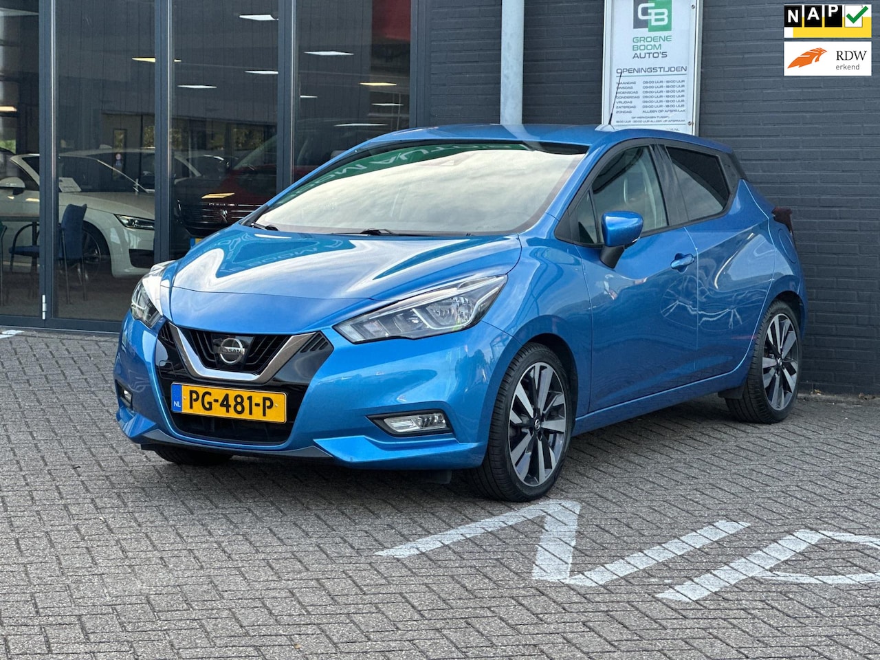 Nissan Micra - 0.9 IG-T Tekna/2E EIG/CAMERA/App-COONECT/NAVI/PDC/NL-AUTO NAP!! - AutoWereld.nl