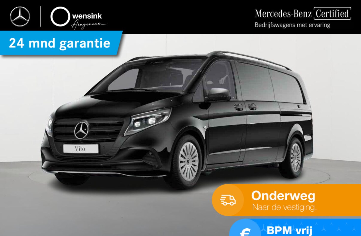 Mercedes-Benz Vito - 119 CDI XL L3 Pro | Dubbele Schuifdeur | MBUX | 270° Deuren | 2500 KG Trekhaak | - AutoWereld.nl