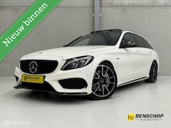 Mercedes-Benz C-klasse Estate - C43 AMG 4MATIC Panodak Leer AMG uitlaat Burmeister Camera 19 INCH