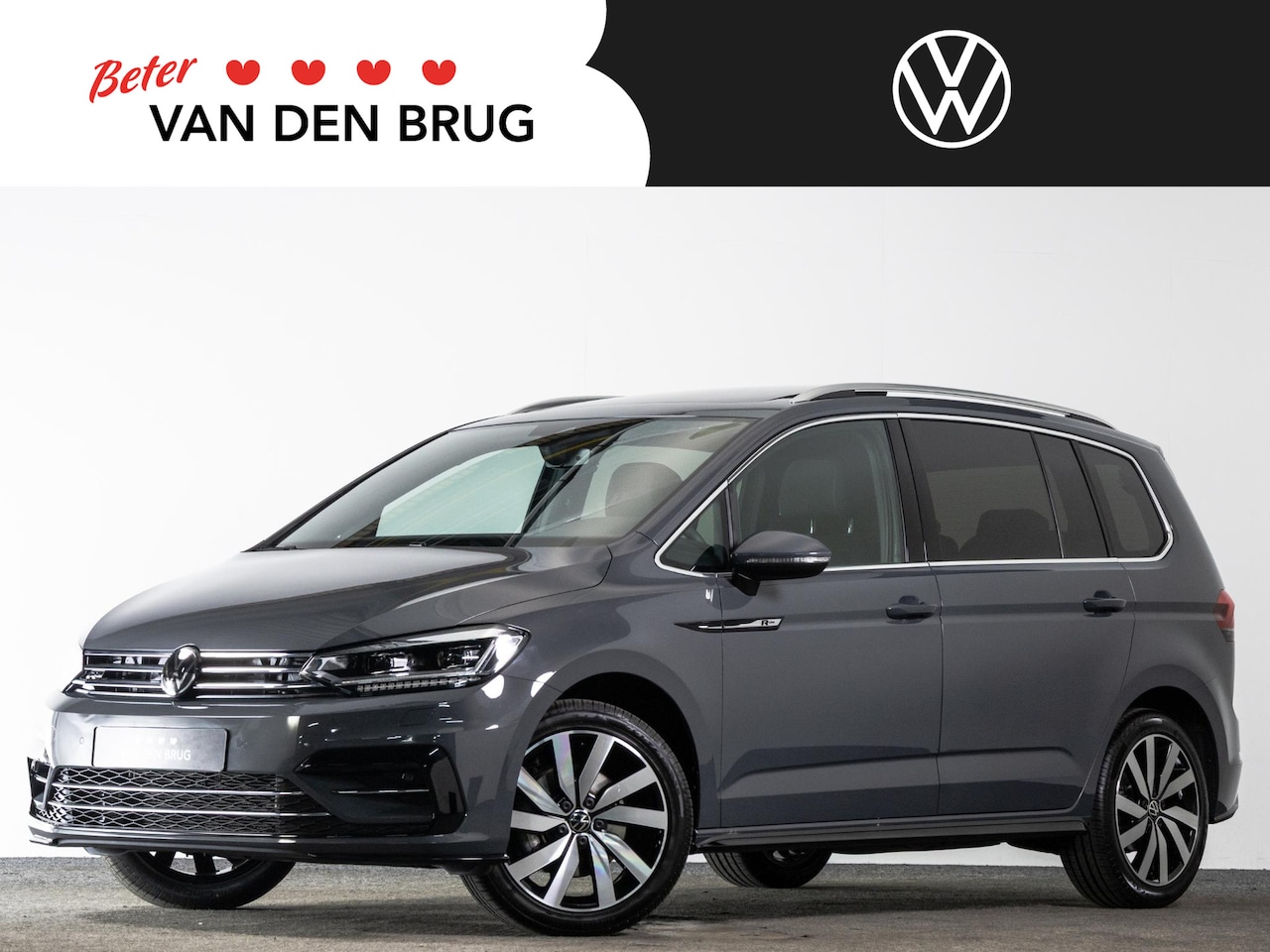 Volkswagen Touran - R-line 1.5 150 PK DSG Automaat | LED | Navigatie | Adaptieve Cruise Control | Stoelverwarm - AutoWereld.nl