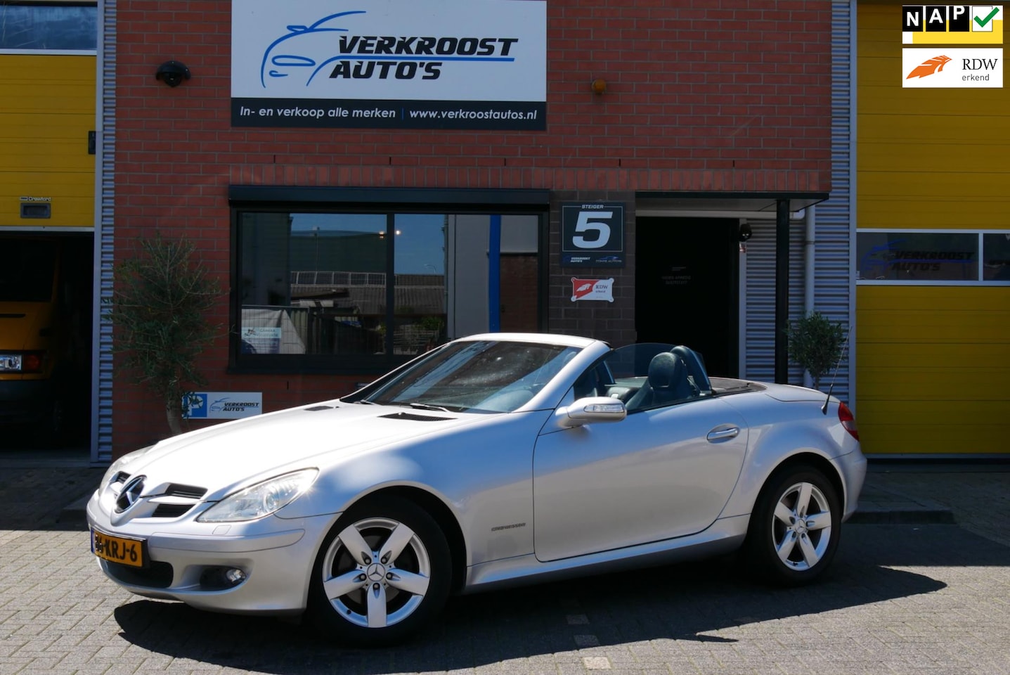 Mercedes-Benz SLK-klasse - 200 K. airco. leder.nek verw. zeer mooi - AutoWereld.nl