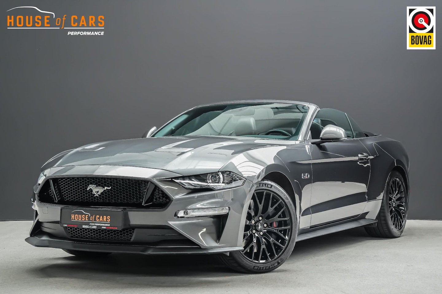 Ford Mustang Convertible - 5.0 V8 GT |eerste eigenaar|nieuwstaat|Europese auto|camera|stoelverwarming|stoelventilatie - AutoWereld.nl