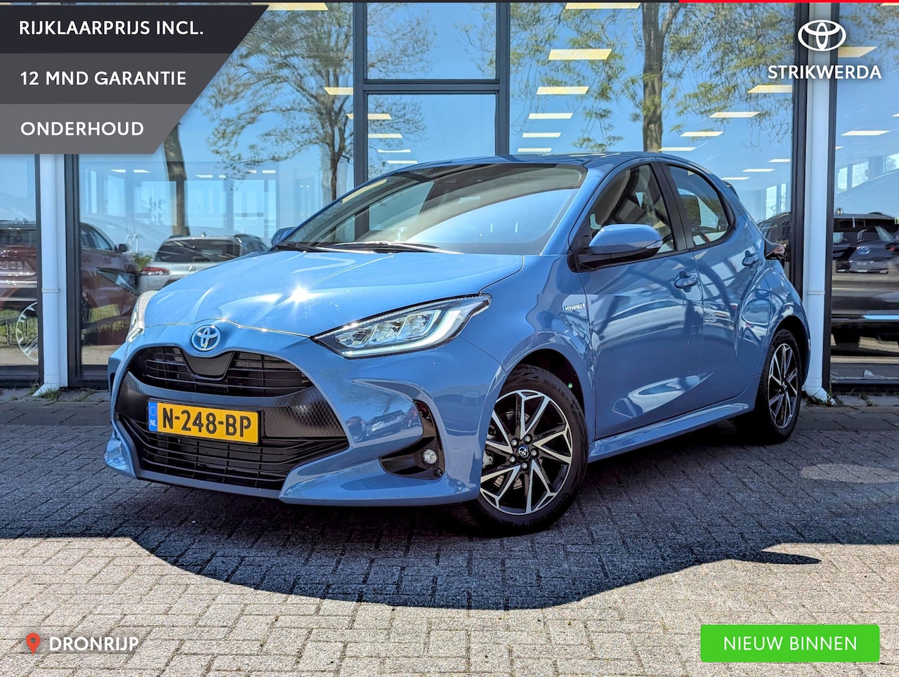 Toyota Yaris - 1.5 Hybrid Dynamic | Climate control | Camera | DAB | Adap. cruise | Unieke kleur! - AutoWereld.nl