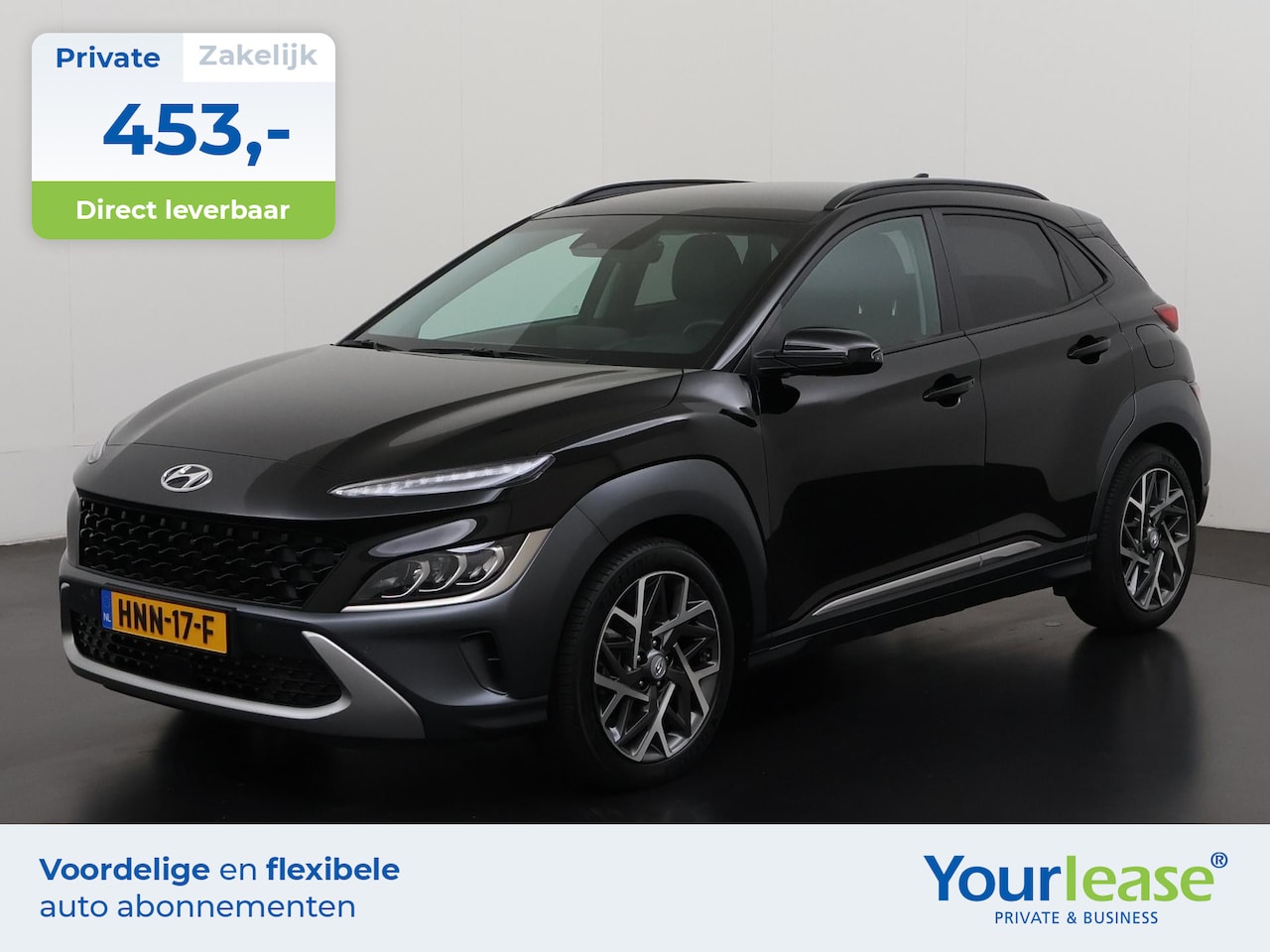 Hyundai Kona - 1.6 GDI HEV Premium | All-in 453,- Private Lease | Zondag Open! - AutoWereld.nl
