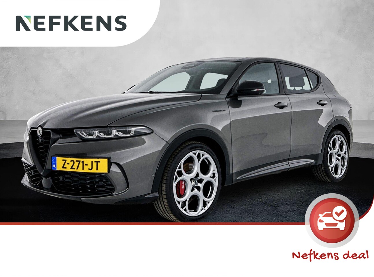 Alfa Romeo Tonale - 1.5T Hybrid 160pkVeloce Automaat | Panoramadak | Rondomzicht Camera | LEER | Voorstoelen V - AutoWereld.nl