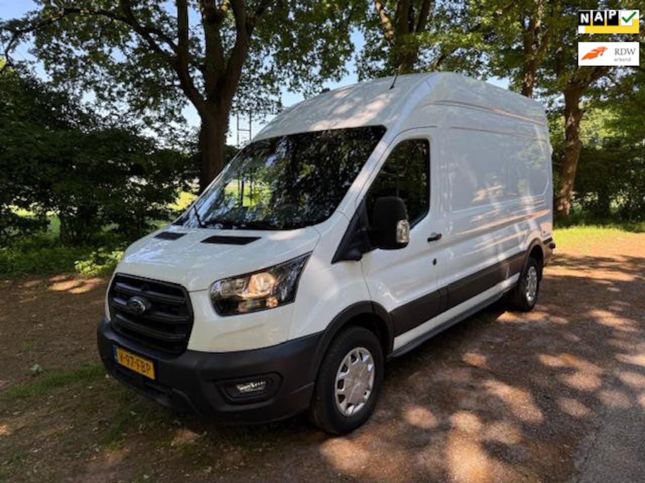 Ford Transit - 350 2.0 TDCI L3H3 Trend RWD Fabrieksgarantie tot 10-04-2026, BPM-Vrij - AutoWereld.nl
