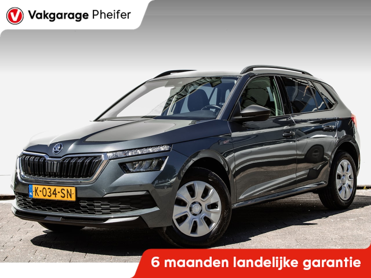 Skoda Kamiq - 1.0 TSI Active Trekhaak/ Airco/ Privacy glass/ Cruise control/ Dab/ Isofix/ Full led/ Arms - AutoWereld.nl