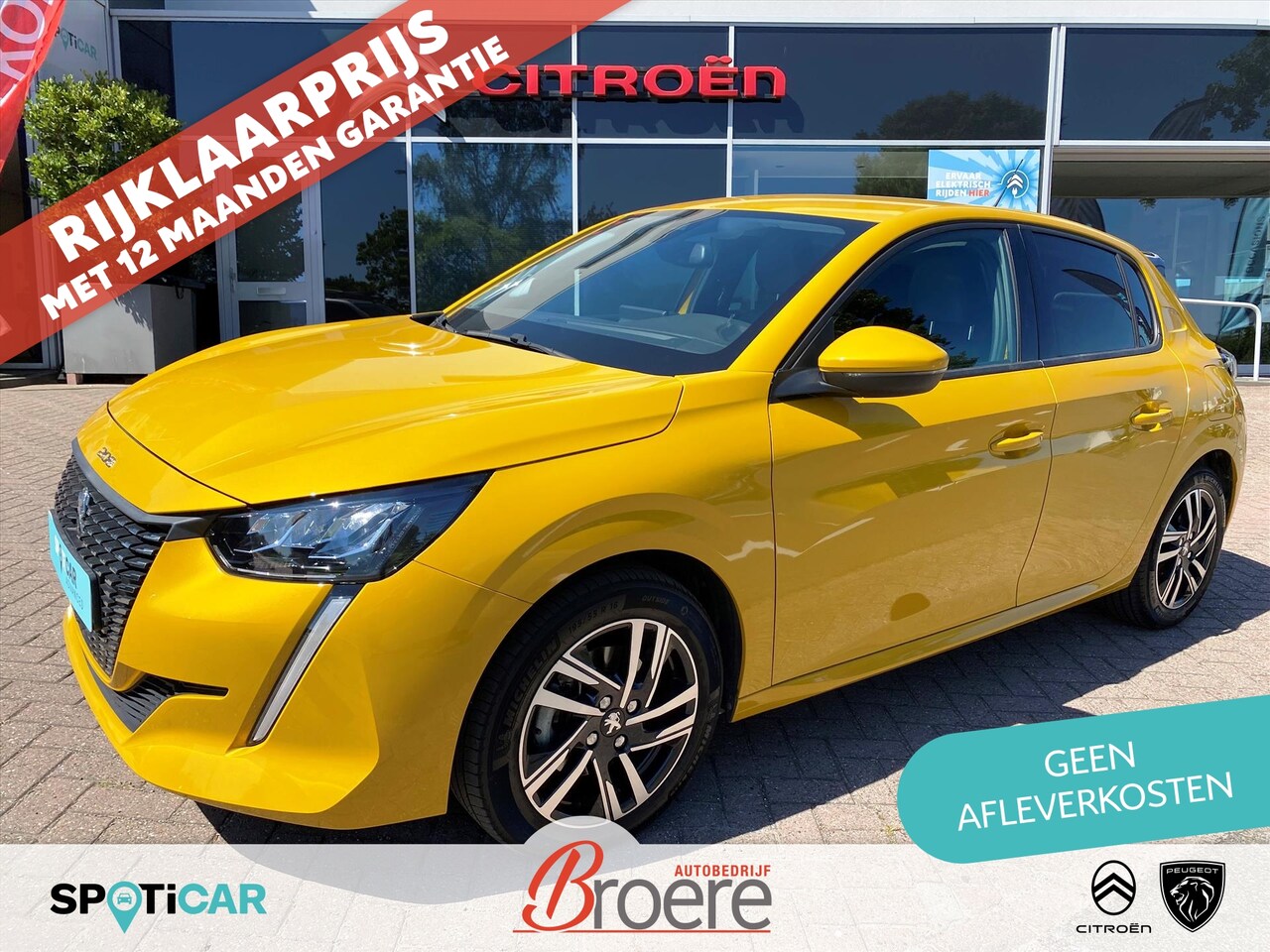 Peugeot 208 - 1.2 Turbo100pk EAT8 Automaat Allure Pack | verw. voorstoelen, navigatie, parkeersensoren, - AutoWereld.nl