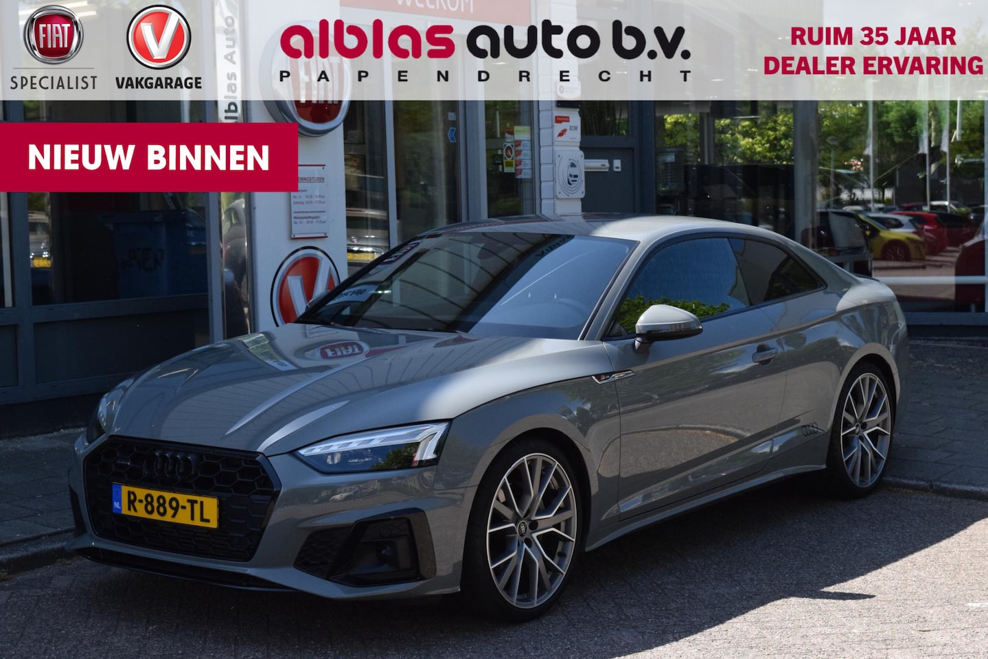 Audi A5 Coupé - 40 TFSI quattro S ed.|Black optic|B&O|20"|Quantum - AutoWereld.nl