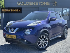 Nissan Juke - 1.2 DIG-T S/S Tekna 1e Eigenaar, Leder, Schuifdak, Camera, Navi, Stoelverwarming, 115pk, C