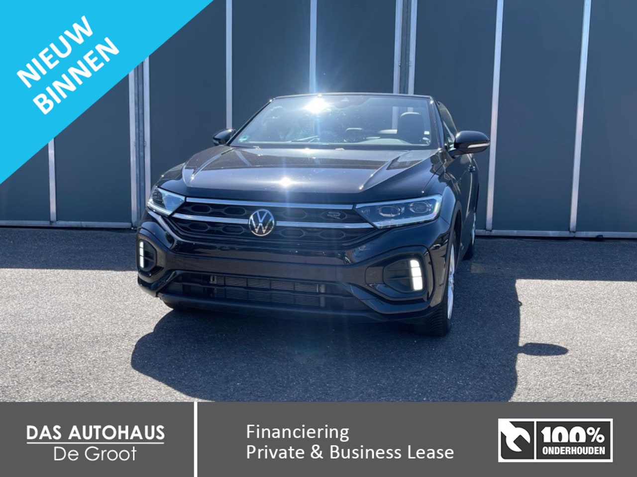 Volkswagen T-Roc Cabrio - 1.5 TSI 150pk DSG R-Line Black Style | 4j garantie | Beats - AutoWereld.nl