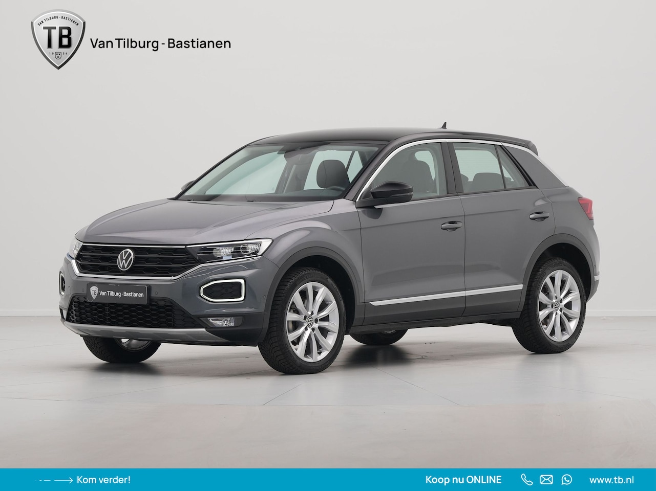Volkswagen T-Roc - 1.5 TSI 150pk DSG Sport Camera Led Keyless Stoelverwarming - AutoWereld.nl