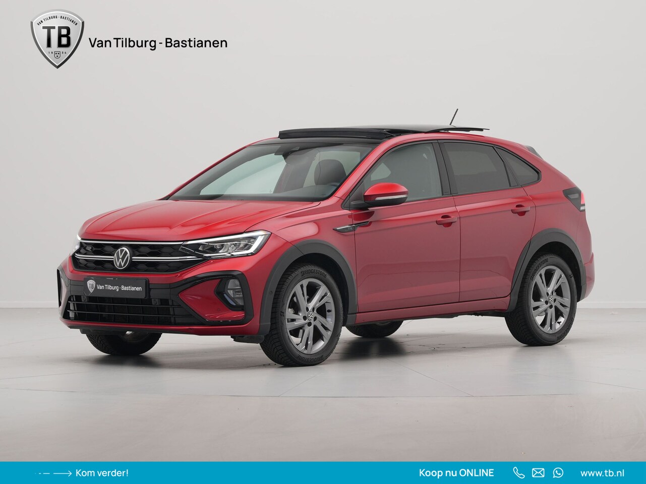 Volkswagen Taigo - 1.5 TSI 150pk DSG R-Line Panorama Camera Keyless Carplay Navigatie Sideassist - AutoWereld.nl
