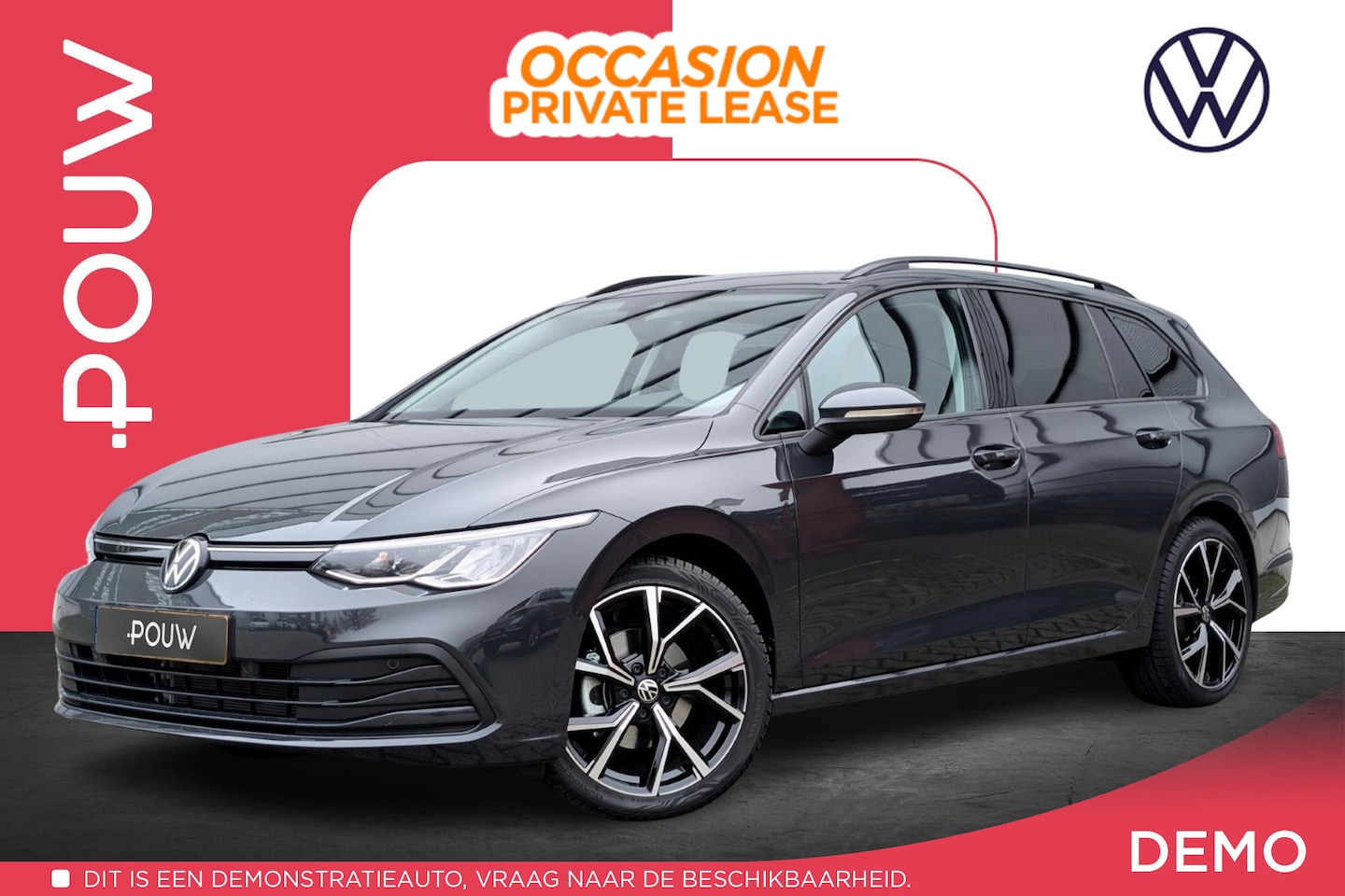 Volkswagen Golf Variant - 1.0 eTSI 110pk DSG Life Business | Trekhaak Afneembaar | Getint Glas | 17" Velgen - AutoWereld.nl