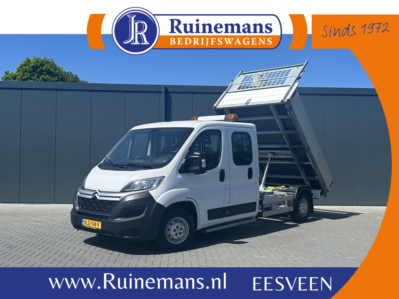 Citroën Jumper - 2.2 BlueHDi 141 PK EURO 6 / L4 MAXI /KIPPER / 7 PERS / DUBBELE CABINE / PICK UP / 2.5 TONS - AutoWereld.nl