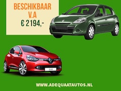 Renault Clio - 1.4-16V 8X Clio op voorraad veel opties