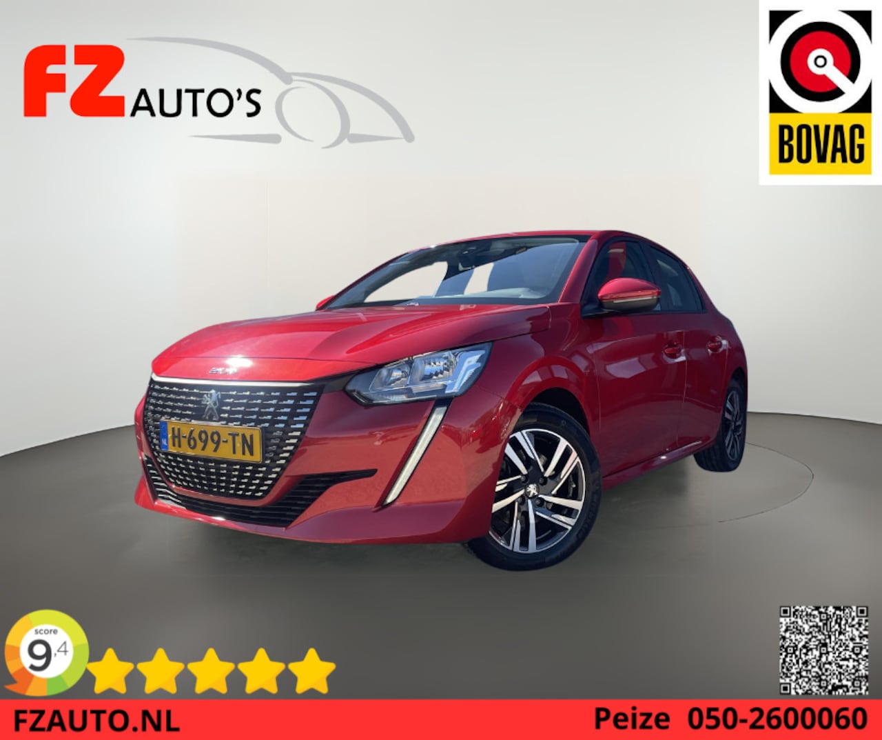 Peugeot 208 - 1.2 PureTech Active 102PK! - Navigatie - Parkeersensoren - Cruise Control - Lichtmetalen v - AutoWereld.nl