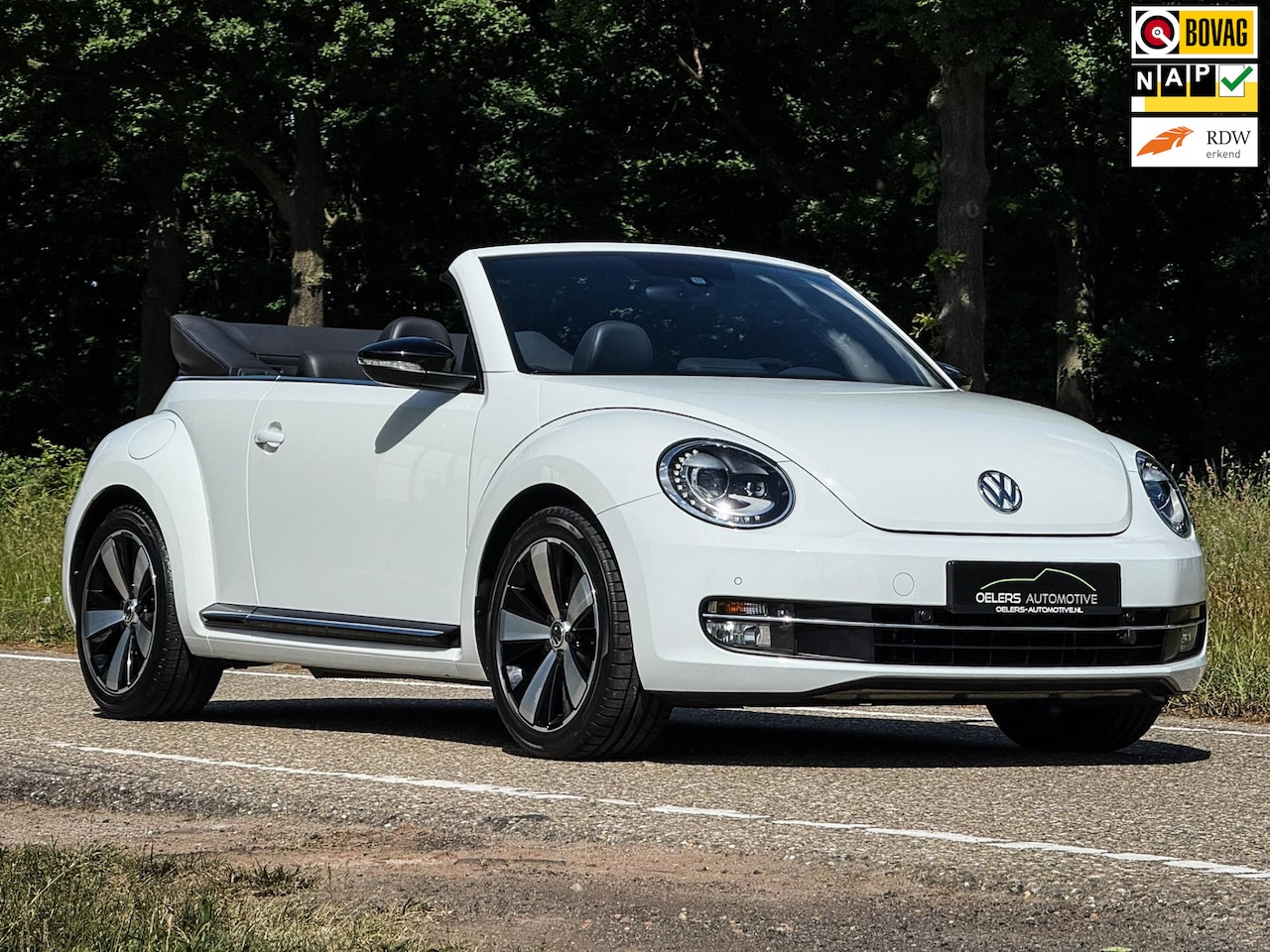 Volkswagen Beetle Cabriolet - 1.4 TSI Exclusive Sport | Navi | Clima | Cruise | Leder | LED | Stoelverw. | 1 Eigenaar | - AutoWereld.nl