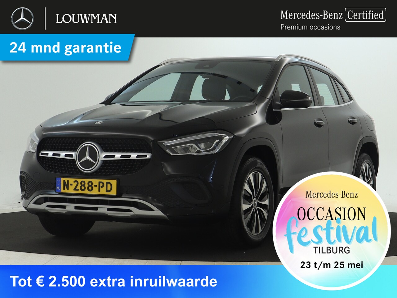 Mercedes-Benz GLA-Klasse - 180 Business Solution | Parkeerpakket met Camera | Stoelverwarming | LED | DAB | Cruise Co - AutoWereld.nl