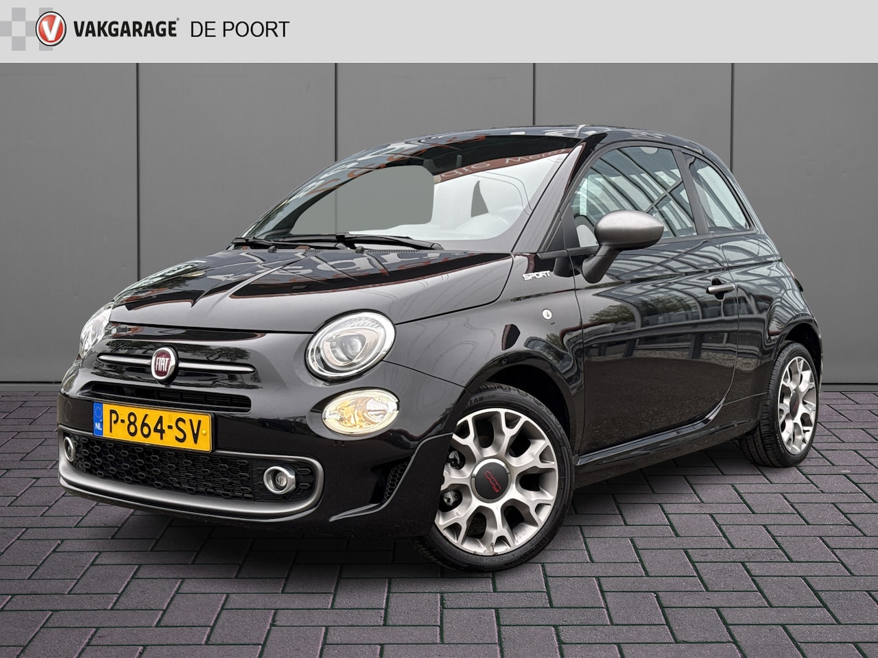 Fiat 500 - 1.0 Hybrid Sport | NL-auto | Panorama | Carplay | Navi | Clima | Cruisec. - AutoWereld.nl
