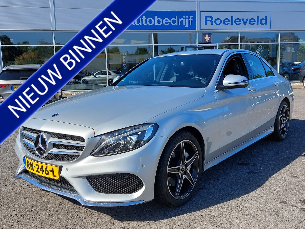 Mercedes-Benz C-klasse - 180 156pk Automaat Sport Edition AMG | Origineel NL | Navi | Clima | Cruise | Led Koplampe - AutoWereld.nl