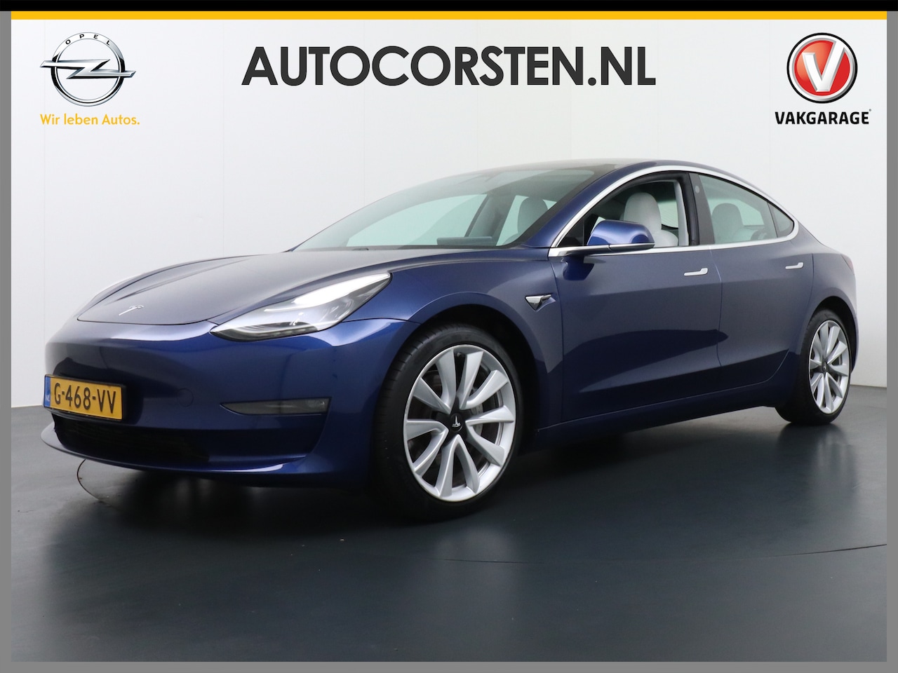 Tesla Model 3 - Long Range RWD Long Range AWD 75kWh 463PK Lmv 19" Ivoor Interieur FSD-Full Self Driving Computer-3 Premiu - AutoWereld.nl