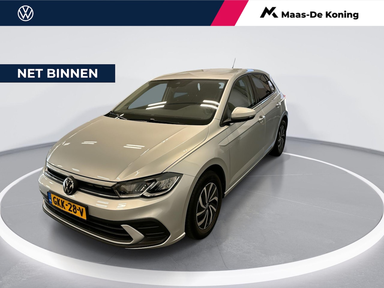 Volkswagen Polo - 1.0 Tsi 95pk DSG Life Edition · Camera · Apple/Android Car play · P-Sensoren · Getint Glas - AutoWereld.nl