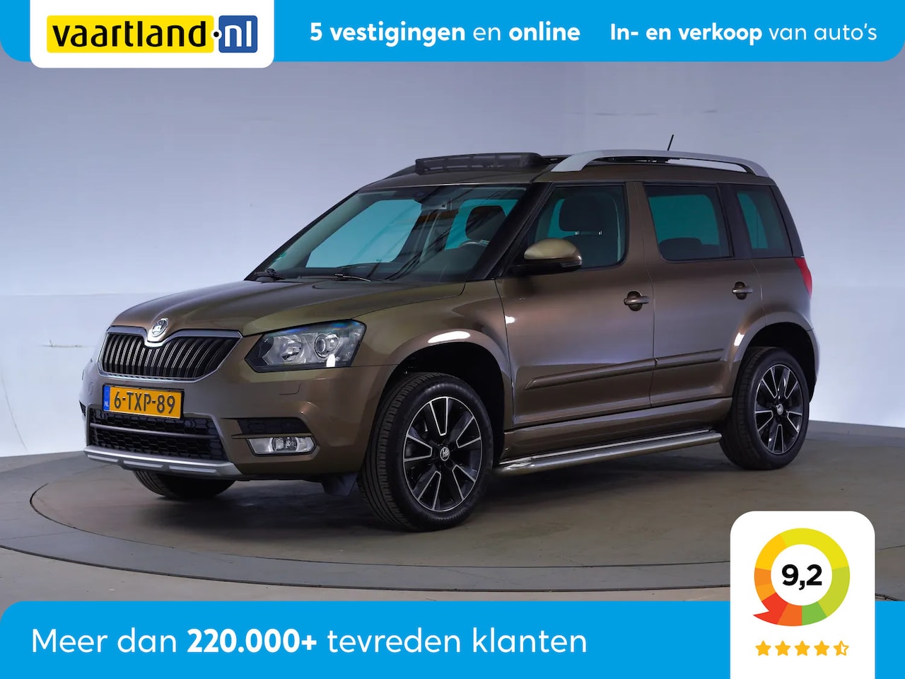 Skoda Yeti - 1.2 TSI Elegance [ Pano stoelverwarming Camera Navi ] - AutoWereld.nl