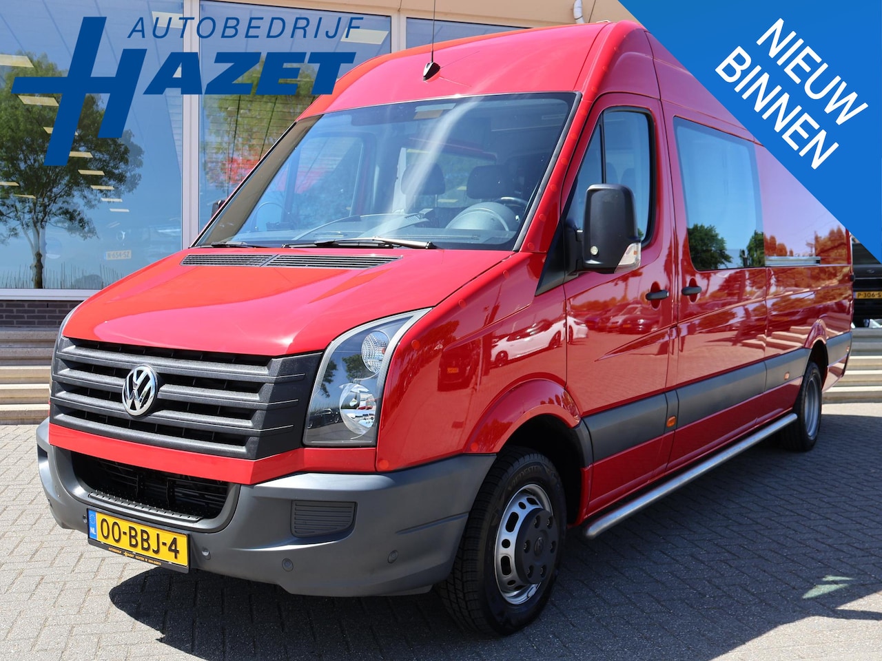 Volkswagen Crafter - 2.5 TDI 136 PK AUT. DUBBEL CABINE *16.417 KM!* DUBBEL LUCHT + 2 SCHUIFDEUREN - AutoWereld.nl