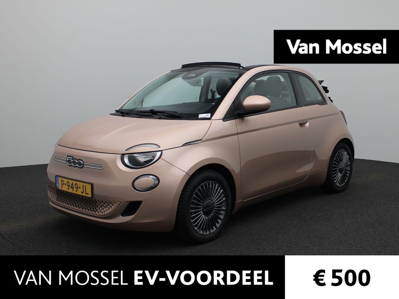 Fiat 500 C - 500e Icon 42 kWh | NAVIGATIE | CRUISE CONTROL | CLIMATE CONTROL | PARKEERSENSOREN | DAB RA - AutoWereld.nl