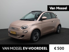 Fiat 500 C - 500e Icon 42 kWh | NAVIGATIE | CRUISE CONTROL | CLIMATE CONTROL | PARKEERSENSOREN | DAB RA