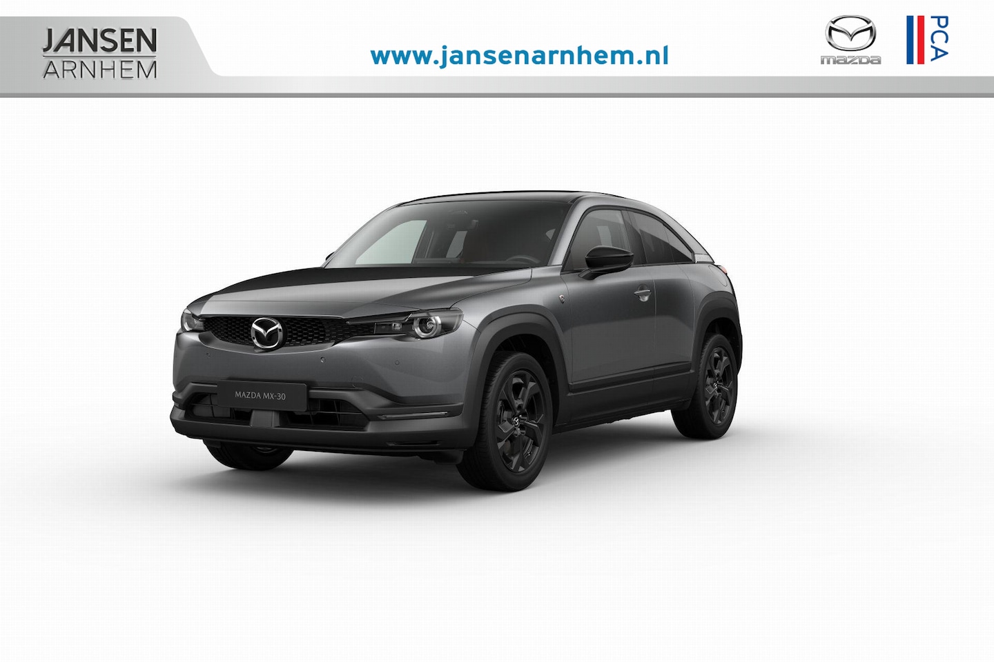 Mazda MX-30 - Nagisa | 18-inch lichtmetalen velgen, Black Metallic | 7-inch digitale meterset | Achterui - AutoWereld.nl