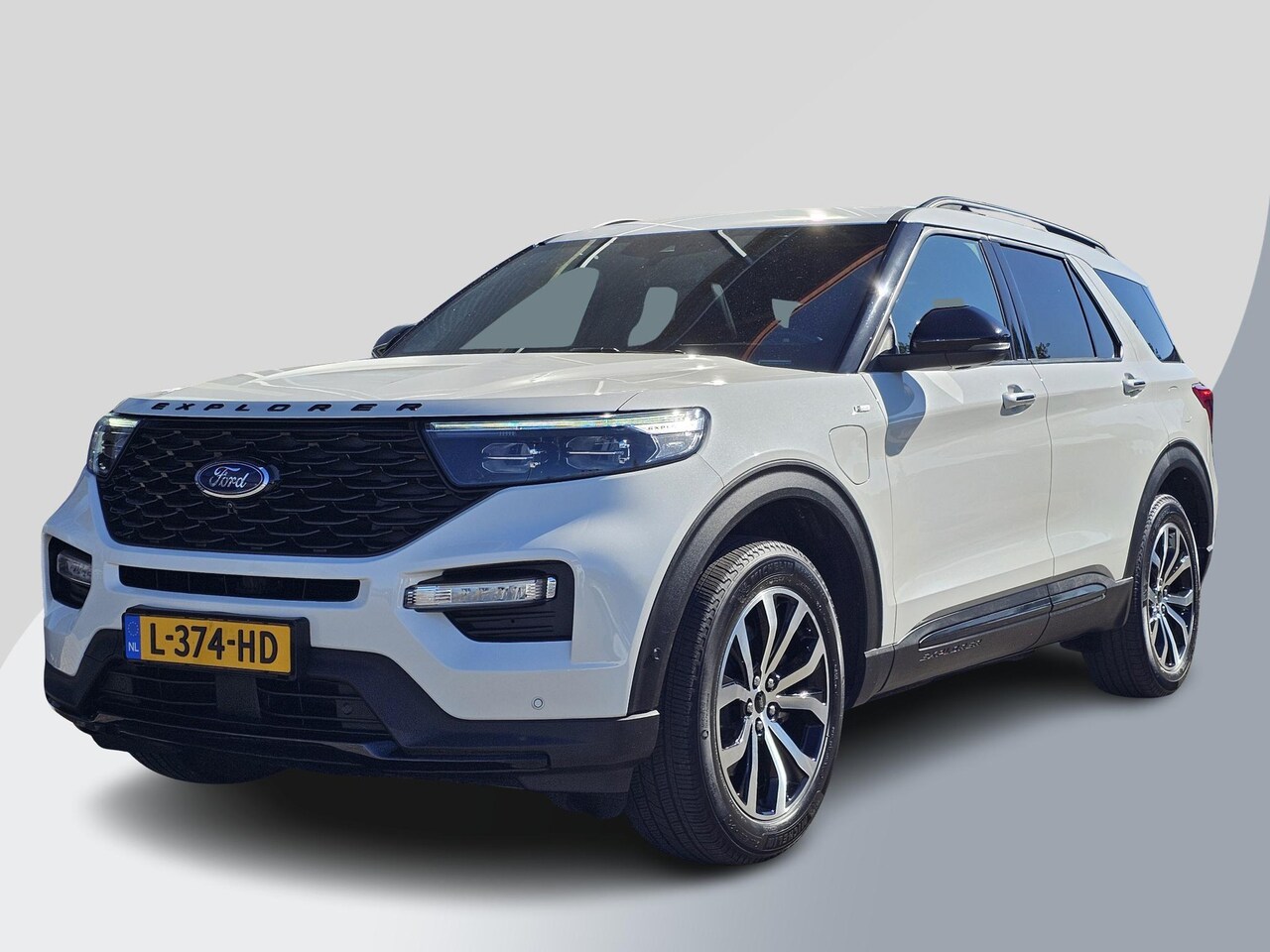 Ford Explorer - 3.0 V6 EcoBoost PHEV ST-Line 457pk | Origineel NL auto | Premium metallic Star White | Afn - AutoWereld.nl