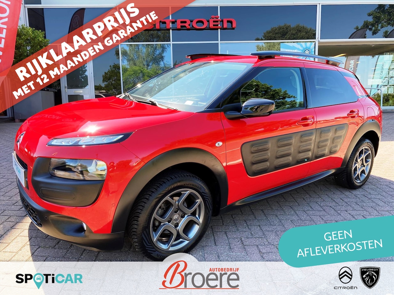 Citroën C4 Cactus - 1.2 Turbo 110pk SHINE | trekhaak, navigatie, bluetooth, 16 inch velgen, camera, parkeersen - AutoWereld.nl