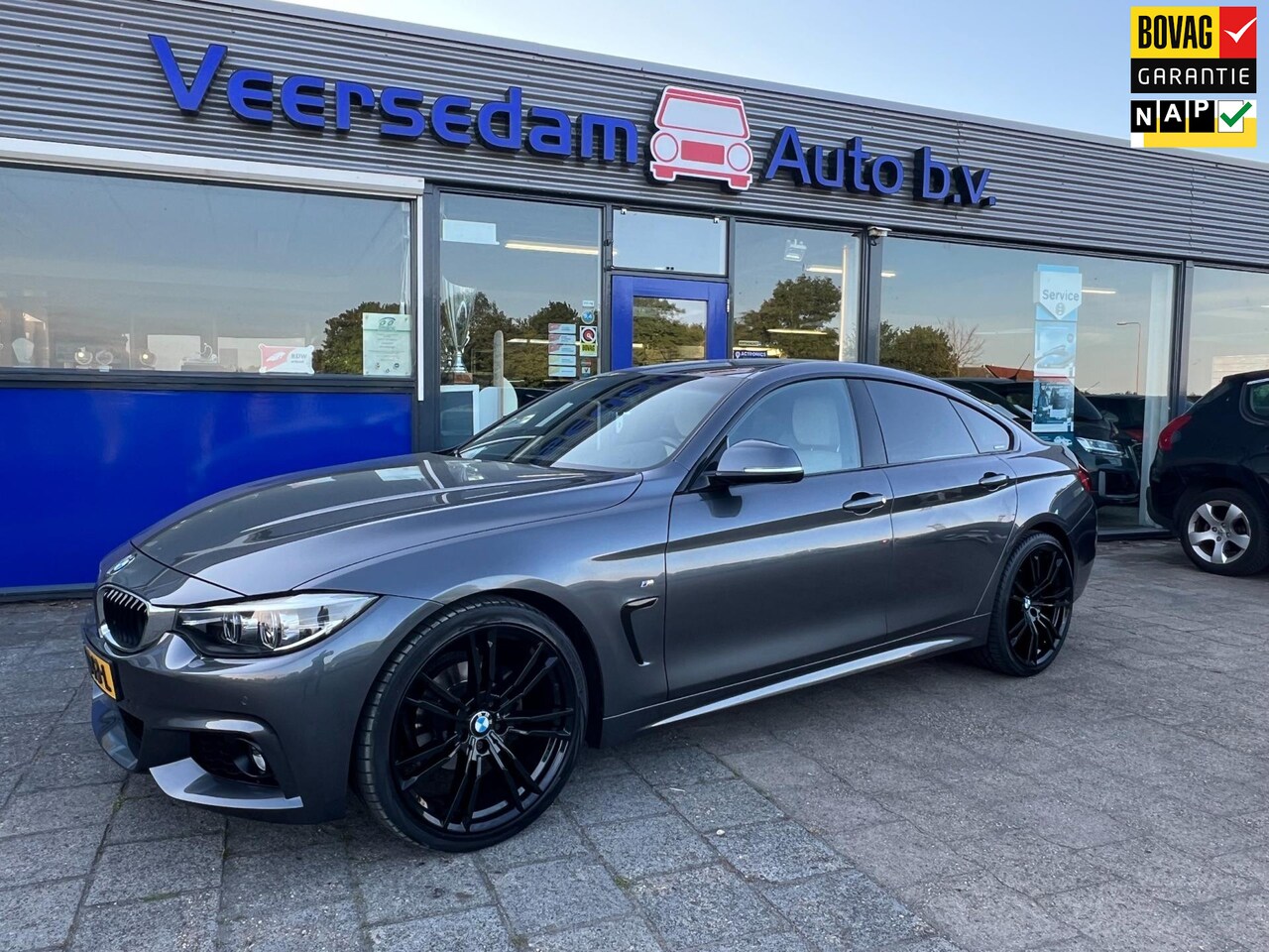 BMW 4-serie Gran Coupé - 420i M-Sport High Executive, Leer, 20 inch enz... - AutoWereld.nl